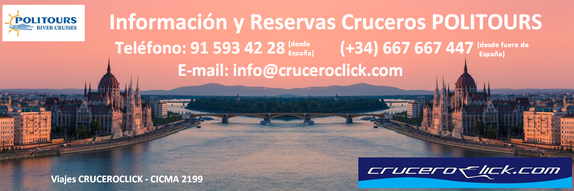 RESERVA CRUCEROS FLUVIALES CRUCEROS POLITOURS INFORMACION Y RESERVAS POLITOURS CRUCEROS FLUVIALES CRUCEROS DANUBIO